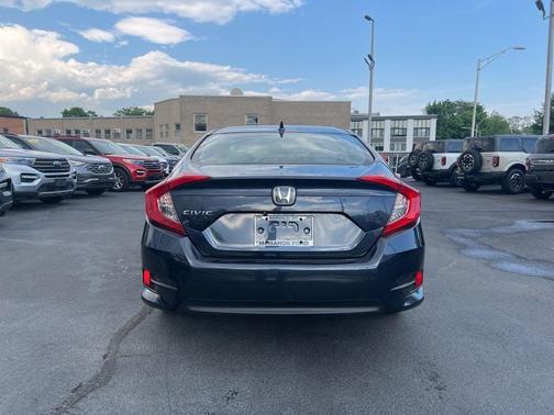 Blue 2017 Honda Civic EX