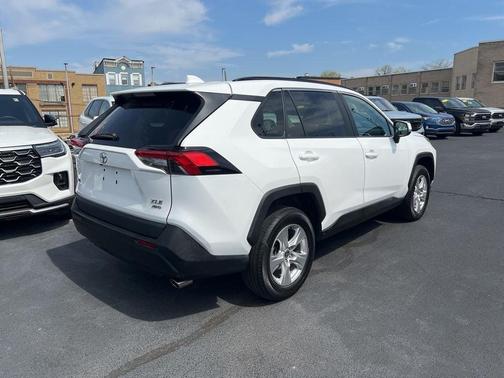 Super White 2021 Toyota RAV4 XLE