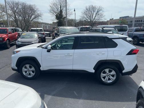 Super White 2021 Toyota RAV4 XLE