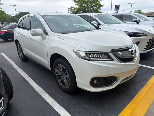 White Diamond Pearl 2018 Acura RDX Advance Package