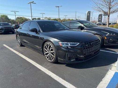 Vesuvius Gray Metallic 2023 Audi A8 L 55 TFSI quattro Tiptronic