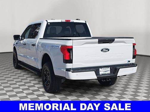 Oxford White 2025 Ford F-150 Lightning XLT