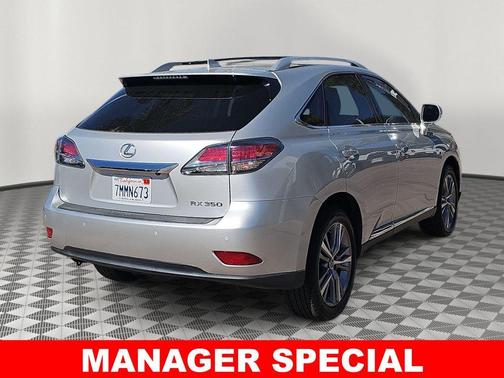 Silver Lining Metallic 2015 Lexus RX 350 Base