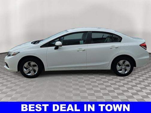 Taffeta White 2015 Honda Civic LX