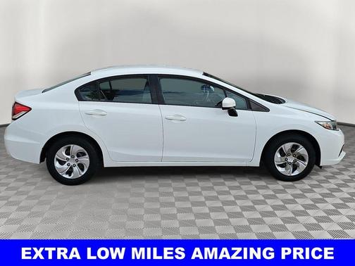 Taffeta White 2015 Honda Civic LX