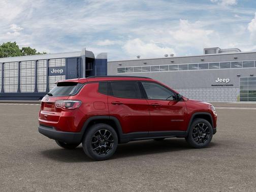 Red 2026 Jeep Compass Latitude