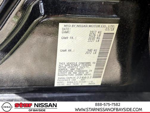 2018 Nissan Altima 2.5 S