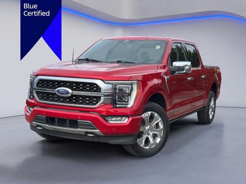 Red Metallic 2022 Ford F-150 Platinum