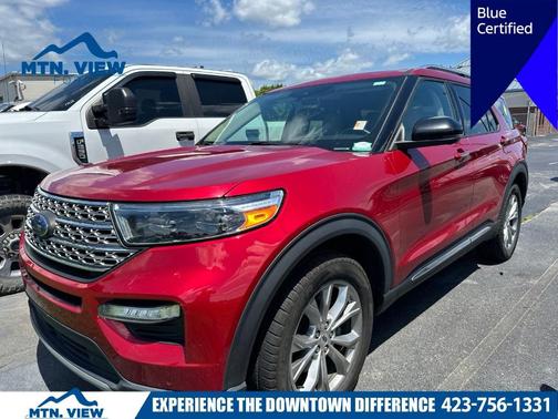 Red Metallic 2021 Ford Explorer Limited