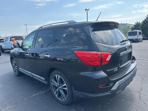Magnetic Black 2017 Nissan Pathfinder Platinum