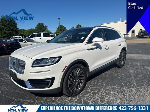White Platinum Clearcoat Metallic 2019 Lincoln Nautilus Reserve