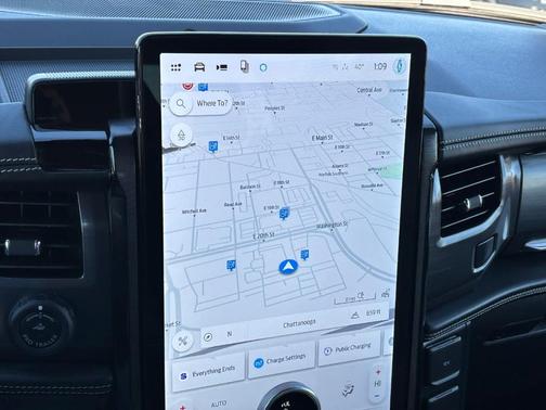 Black Metallic 2025 Ford F-150 Lightning Platinum