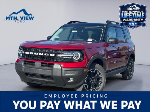 Ruby Red Metallic Tinted Clearcoat 2025 Ford Bronco Sport Outer Banks