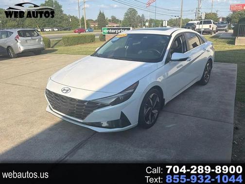 Quartz White 2022 Hyundai ELANTRA Limited Sedan