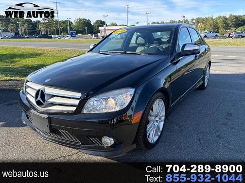 BLACK 2009 Mercedes-Benz C-Class Sport 4MATIC