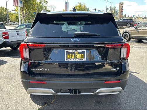Black 2026 Ford Explorer Platinum