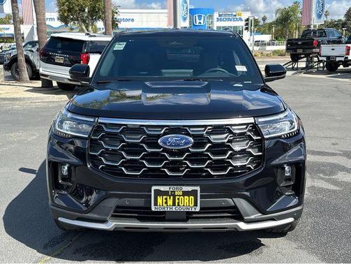 Black 2026 Ford Explorer Platinum