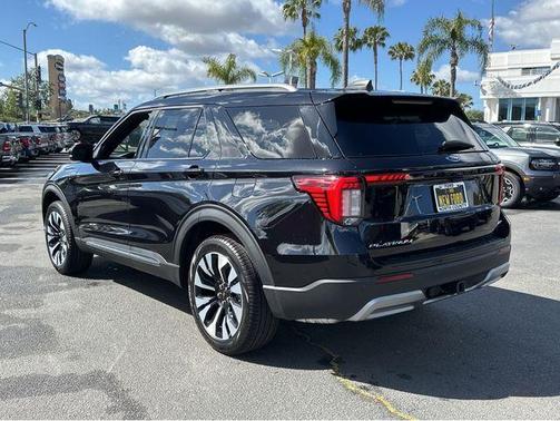 Black 2026 Ford Explorer Platinum