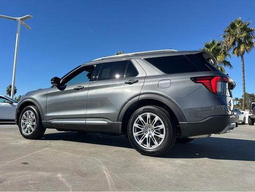 Gray Metallic 2026 Ford Explorer Platinum