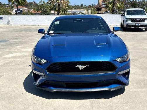 Blue Metallic 2023 Ford Mustang EcoBoost