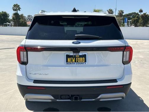 White 2026 Ford Explorer Platinum