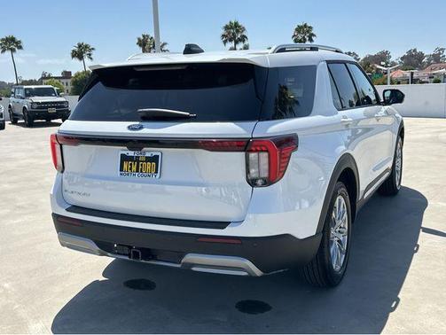 White 2026 Ford Explorer Platinum