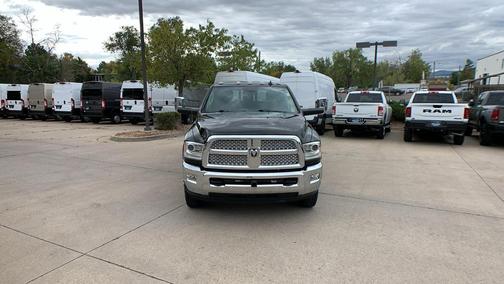 Brilliant Black Crystal Pearlcoat 2017 RAM 3500 Laramie Mega Cab 4x4 6'4' Box