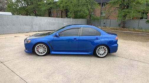 Octane Blue Pearl 2012 Mitsubishi Lancer Evolution GSR