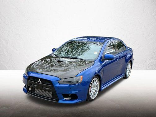 Octane Blue Pearl 2012 Mitsubishi Lancer Evolution GSR