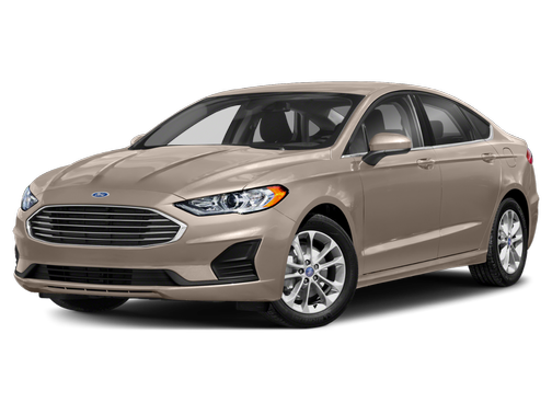 White Gold Metallic 2019 Ford Fusion SE