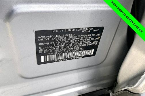 2017 Subaru Forester 2.5i Premium