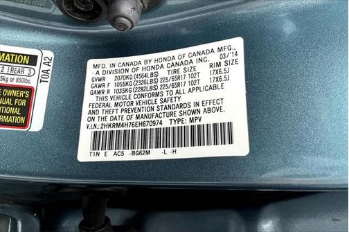 2014 Honda CR-V EX-L