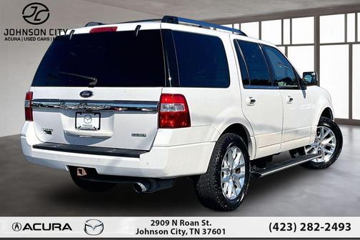 White Platinum Metallic Tri-Coat 2015 Ford Expedition Limited