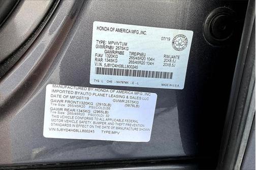2020 Acura MDX 3.5L Technology & A-Spec Pkgs