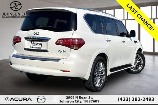 Majestic White 2017 INFINITI QX80 Base