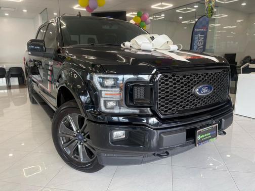 Shadow Black 2018 Ford F-150 Lariat