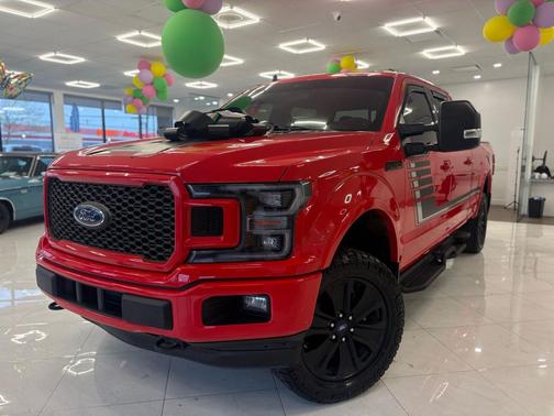 Red 2020 Ford F-150 Lariat