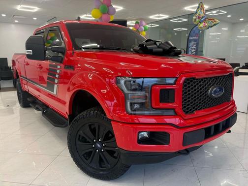 Red 2020 Ford F-150 Lariat