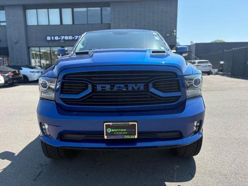 Blue 2018 RAM 1500 Sport