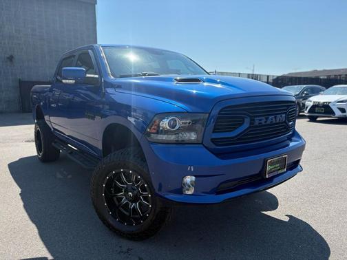 Blue 2018 RAM 1500 Sport