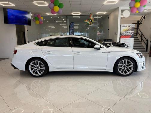 White 2024 Audi A5 Sportback 45 S Line Premium Plus