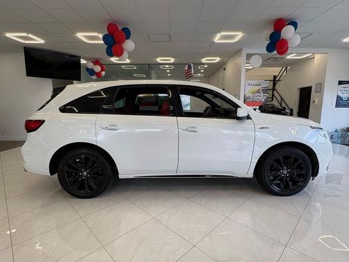 Platinum White Pearl 2020 Acura MDX 3.5L Technology & A-Spec Pkgs