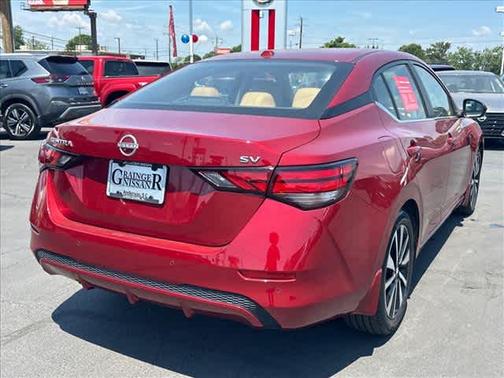 Scarlet Ember 2024 Nissan Sentra SV