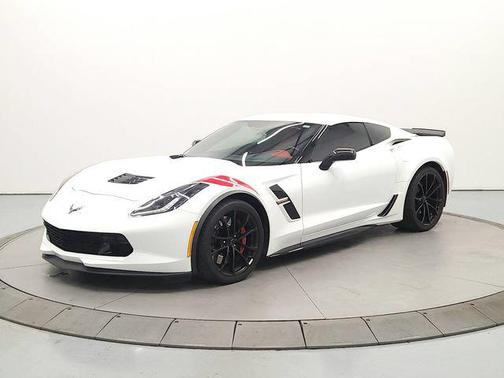 Arctic White 2019 Chevrolet Corvette Grand Sport