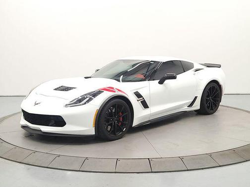 Arctic White 2019 Chevrolet Corvette Grand Sport