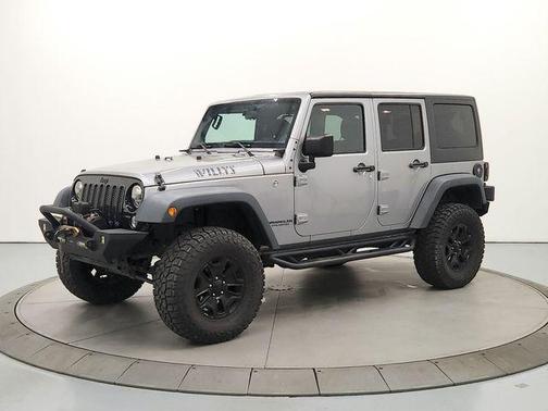 Billet Silver Metallic Clearcoat 2017 Jeep Wrangler Unlimited Willy Wheeler 4x4