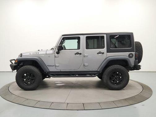 Billet Silver Metallic Clearcoat 2017 Jeep Wrangler Unlimited Willy Wheeler 4x4