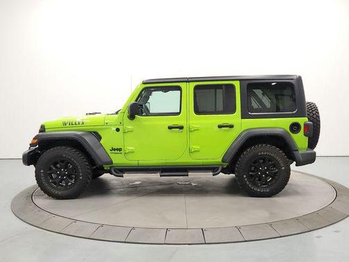 Limited Edition Gecko Clear Coat 2021 Jeep Wrangler Willys