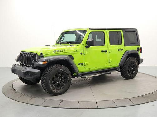 Limited Edition Gecko Clear Coat 2021 Jeep Wrangler Willys