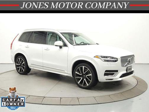 white 2024 Volvo XC90 B6 Plus Bright Theme 6-Seater